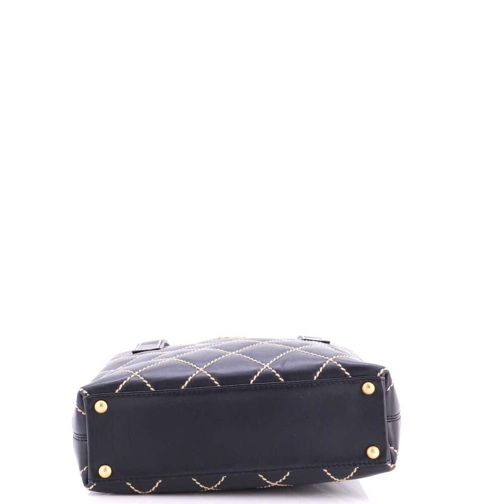 Chanel Surpique Tote Quilted Leather #248475C16B - Picture 4 of 7